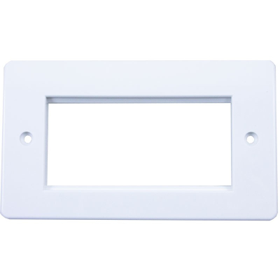 2G 4MOD Office Style Euro Faceplate Round Edge