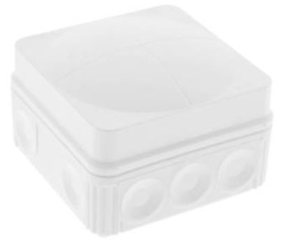 WISKA COMBI 108/5 IP66 WHITE JUNCTION BOX 76x76x51mm