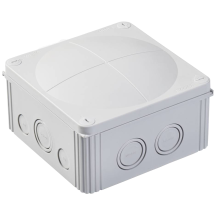 Wiska COMBI 1010/5 IP66/67 Grey Junction box c/w 57A T/B 140x140x72mm