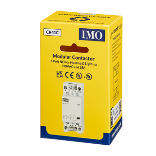 IMO Heating Contactor 25A 4 Pole Modular