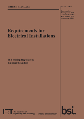 IEE 18TH EDITION REGS BOOKS (BROWN)