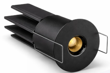 ArcLED Fino 7W 350mA 3000K CRI97+ IP20 Pin Hole Mini Downlight (Textured Black)