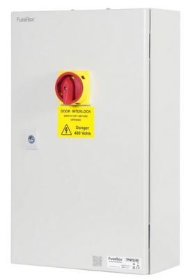 Fusebox 100A 3P+N FUSED SWITCH (METAL) DOOR INTERLOCK IP65
