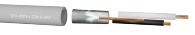 Belden Equivalent Cable OSP1 1 Pair 24AWG Overall Foil Screen Pairs 600V CPR:Dca LSZH (9501) - Grey 100m