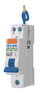 Liveelec RCBO Mini 20A 30mA Bidirectional & Switch Neutral