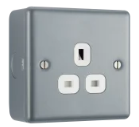 SPECIFIED METAL CLAD 1 GANG 13A UNSWITCHED SOCKET