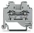 Wago 2-conductor through Grey terminal block; 4 mm² (32a rated)