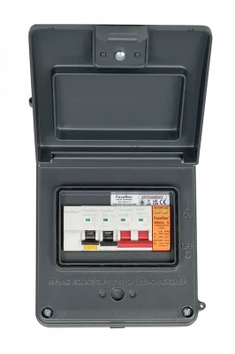 FuseBox IP65 32A Type A Bi-Directional RCBO & SPD Consumer Unit