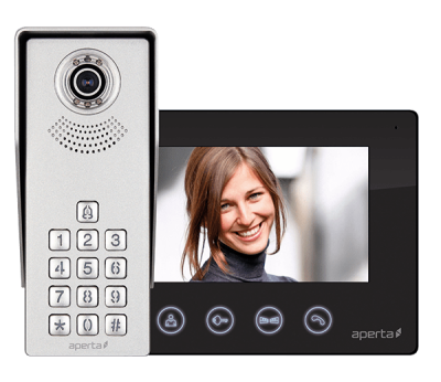 ESP COLOUR VIDEO DOOR KP KIT (BLACK MON)