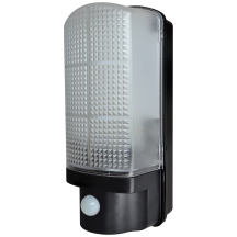 Eterna LED Bulkhead PIR 7W Black