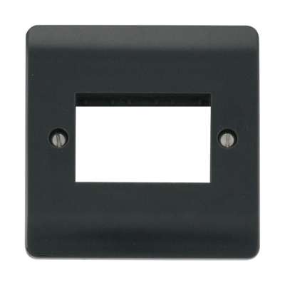 Click Mode 1 Gang MiniGrid Unfurnished Plate - 3 Aperture Part M