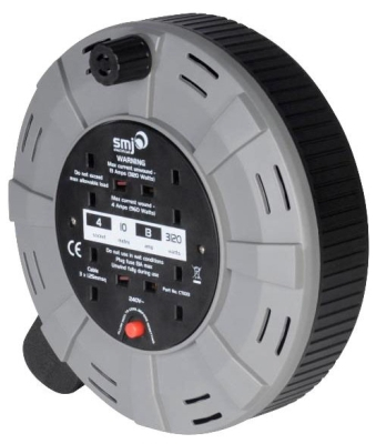 13A 4 GANG 10MTR CASSETTE EXTENSION REEL