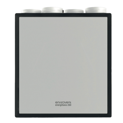 Envirovent EnergiSava 260 MVHR - Wall mounted with summer bypass, boost remote control (wireless) - Left Handed