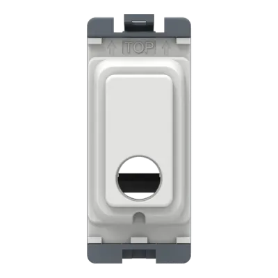 Thrion 16A Flex Outlet Grid Module White Moulded