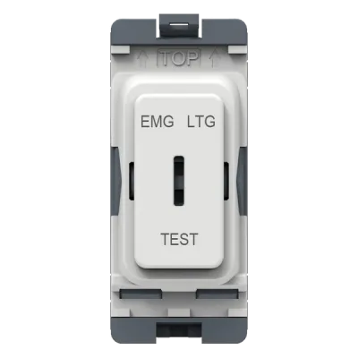 Thrion 20A DP Key Switch (EMG LTG TEST) White Moulded
