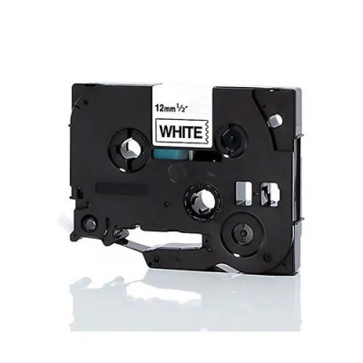Brother Compatible Labelling Tape Cassette – Black on White, 12mm wide