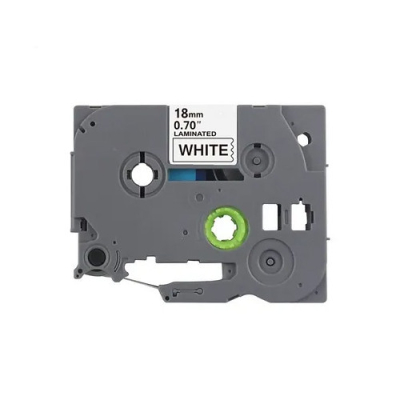 Brother Compatible Labelling Tape Cassette – Black on White, 18mm wide