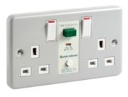 G/Brook M22SM RCD Twin Swd Socket 13A