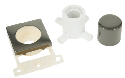 Click MiniGrid Dimmer Module Mounting Kit Black Nickel