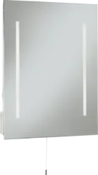 K/Bridge 230V IP44 10W 500 x 390mm LED Mirror with Dual Shaver Socket