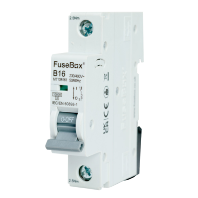 FuseBox MT10B161 MCB SP Type B 16A 10kA