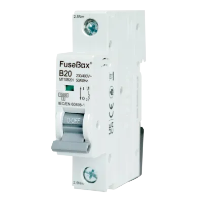 FuseBox MT10B201 MCB SP Type B 20A 10kA