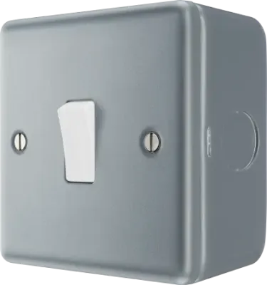SPECIFIED METAL CLAD 1 GANG 2 WAY SWITCH PLATE