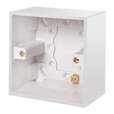 Click Polar 1 Gang 47mm Deep Pattress Box