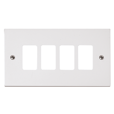 Click Polar GridPro 4 Gang Frontplate
