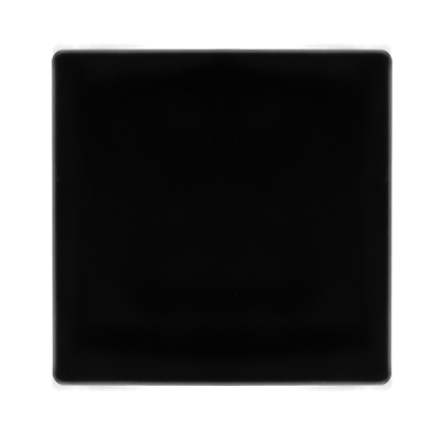 Click Definity 1 Gang Blank Plate | Metal | Matt Black plate