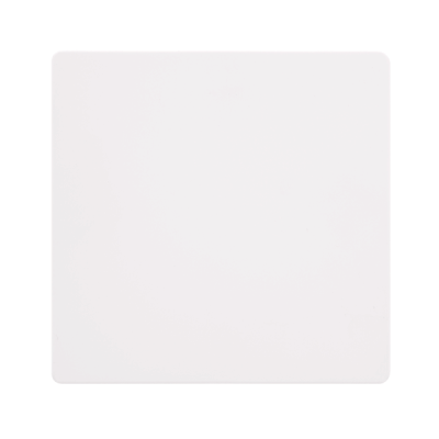 Click Definity 1 Gang Blank Plate | Metal | White plate
