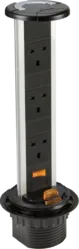 K/Bridge IP54 13A 3G Recess Mount Pop Up Socket