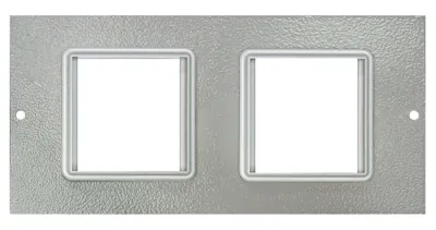 TASS 2 x 50mm Euro Module Plate