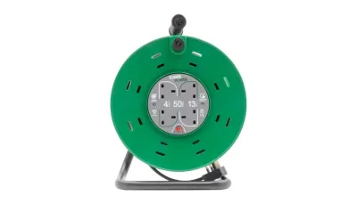 Tower 4 Socket 50 Metre 13 Amp Cable Reel Drum