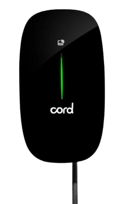 Cord EV Charger 7.4kW 7 metre Tethered Black