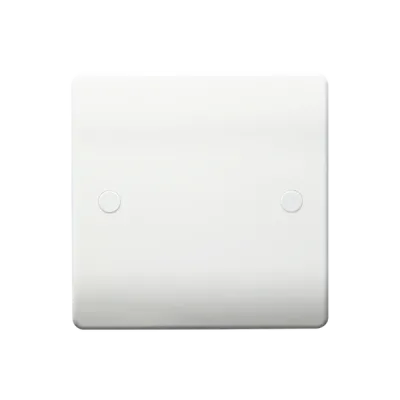 Thrion Blanking Plate 1 Gang White