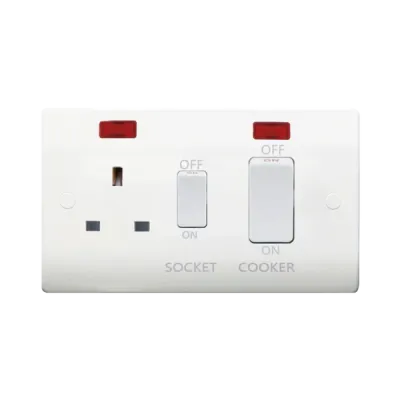 Thrion Cooker Panel c/w Neon 45A White