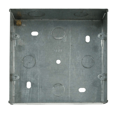 Click 2 Tier 47mm Deep Galvanised Steel K.O. Box