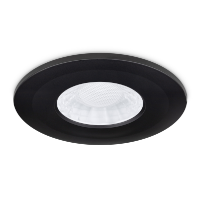 JCC Black aluminium bezel for use with X50 fire-rated downlight