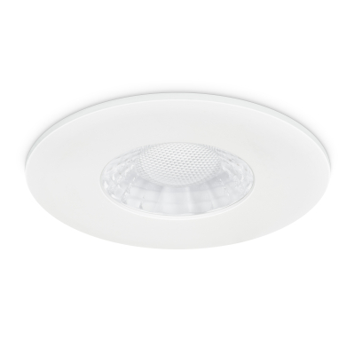 JCC White aluminium bezel for use with X50 fire-rated downlight