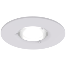 Ansell Edge GU10 Fire Rated Downlight Matt White 50W