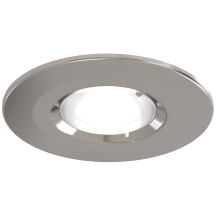 Ansell Edge GU10 Fire Rated Downlight Satin Chrome 50W