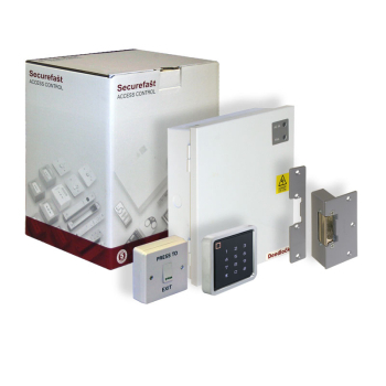 CQR AKT4225 Keypad Control Kit - Internal Keypad (250 User), Access Control Kit with PSU and Rim Electric Release