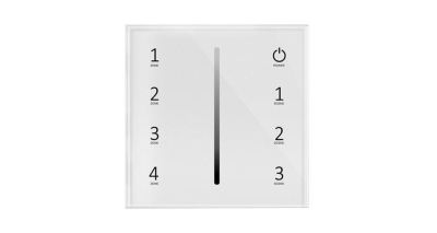 Arc LED – 4 Zone Single Colour 240v Wall Panel White