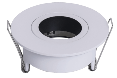 Arc LED IP65 GU10 Tilt Baffled Downlight (Sand White)
