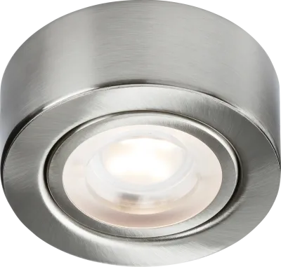 K/Bridge 230V 2W LED Under Cabinet Light with Adjustable CCT - Brushed Chrome