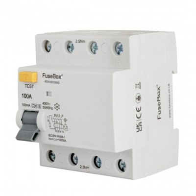 FuseBox 100A 100MA 4P Type A RCD