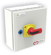 C&D Switch Disconnector 100a 3P+N Sheet Steel Grey IP65