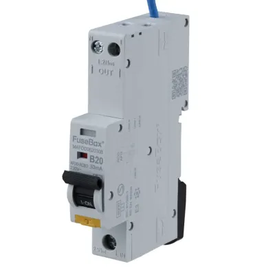 FuseBox Miniature AFDD RCBO B 20A 30ma