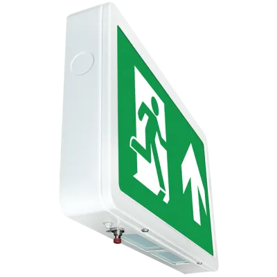 Eterna 4w LED Maintained or non-maintained Exit box 6000K with ISO 7010 up legend